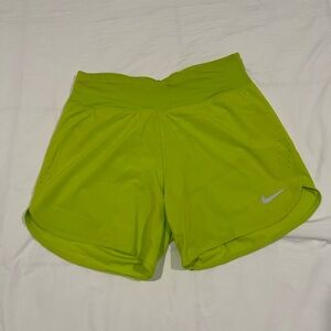 Nike Dri Fit Rin shorts size small neon